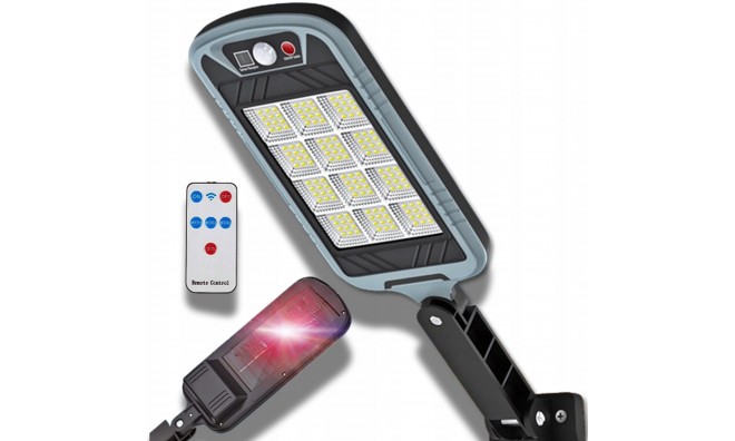 Utcai Napelemes Lámpa,  144 LED