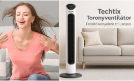 Techtix Oszcilláló Toronyventilátor