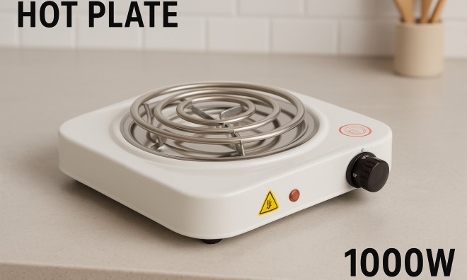 HOT PLATE Elektromos Főzőlap 1000W