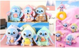 Stitch Labubu stílusú plüssjáték
