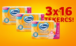 3x16 tekercs Zewa Deluxe wc papír