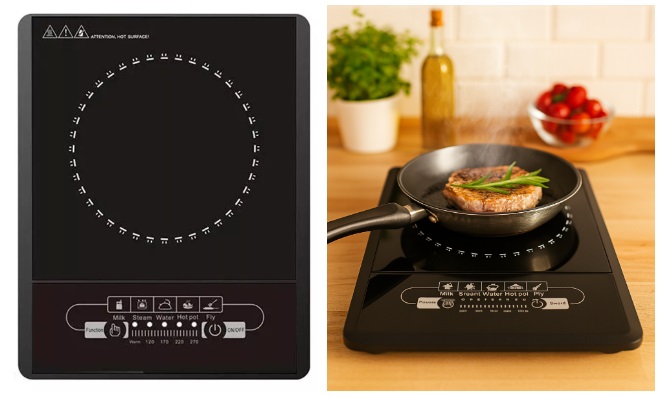 Indukciós főzőlap –2200W, digitális