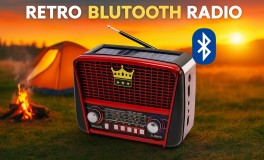 Napelemes Bluetooth FM rádió