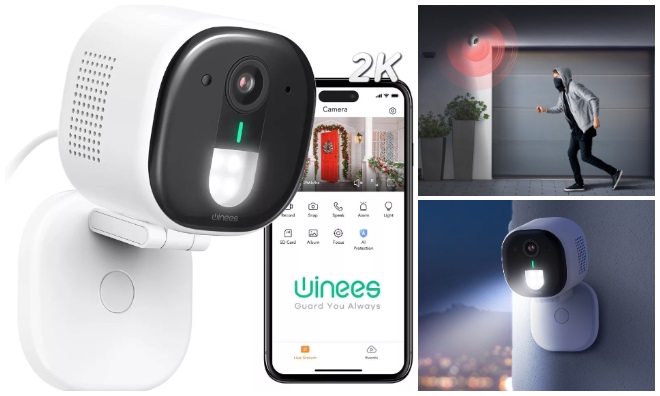 Winees 2K 4MP Wifi kültéri kamera