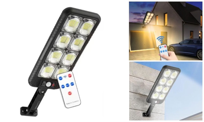 JX-200 LED Napelemes Fali Lámpa