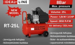 IDEAL LINE RT-25L Légkompresszor