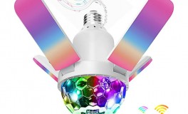 RGB LED Lámpa Hangszóróval