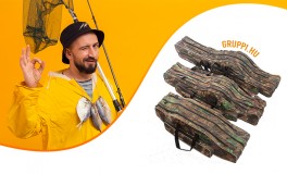 Három fakkos horgászbot zsák