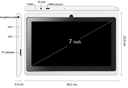 4 GB 7'' Android táblagép 4