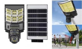 AI V380 Pro 2in1 Solar kamera+lámpa