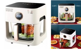 6 literes üvegkosaras fritőz 2400W