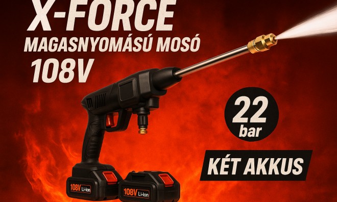 MAX Force Magasnyomású Mosó 108V