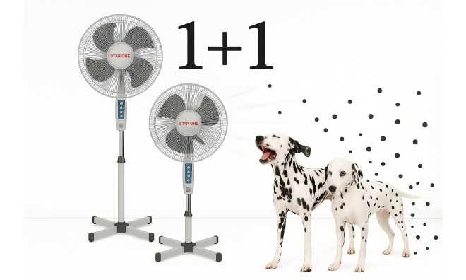 1+1 Energiahatékony álló ventilátor
