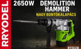 RYODEL 2650W-os Nagy Bontókalapács