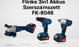 Flinke 96V 3in1 Akkus Szerszámszett