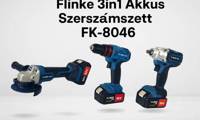 Flinke 96V 3in1 Akkus Szerszámszett