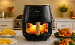KIMIYO LCD kijelzős Air Fryer 6L