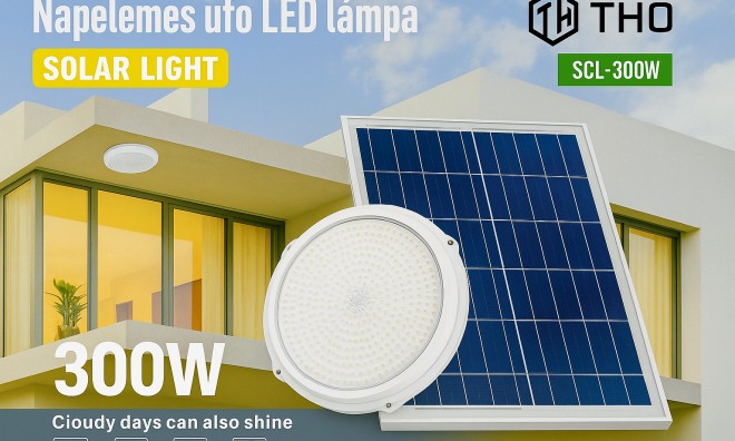 Napelemes UFÓ led lámpa 300W