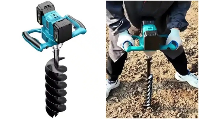 Flinke 1200W akkus talajfúró