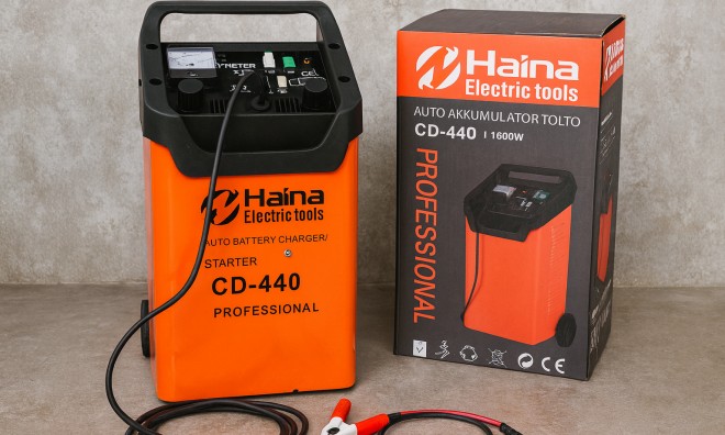 Haina Autó Akkumulátor Töltő 1400W