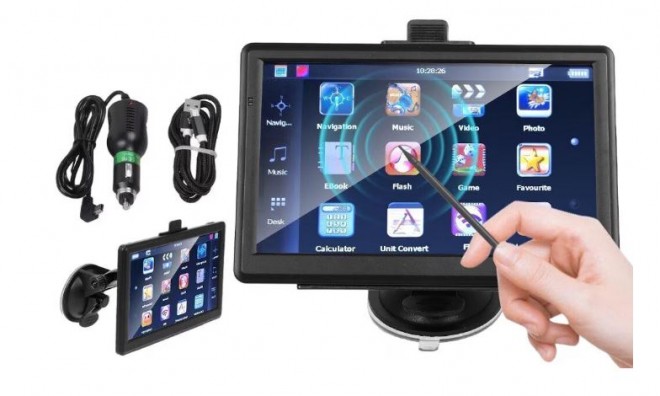 7'' GPS navigációs rendszer