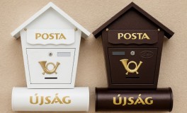 Postaláda újságtartóval-2 színben