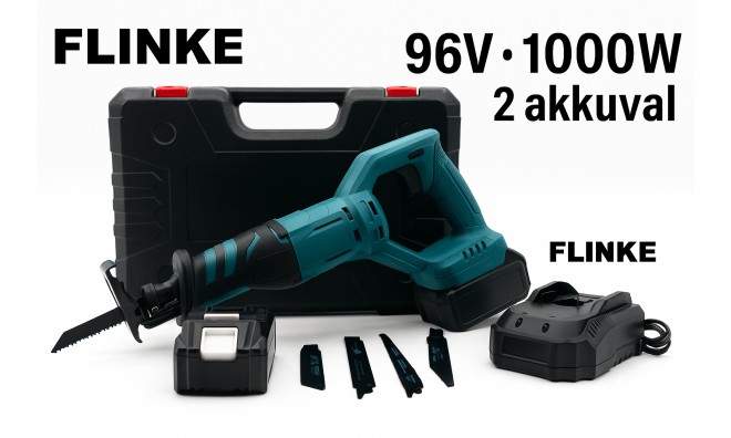 Flinke 96V 2 akkus orrfűrész