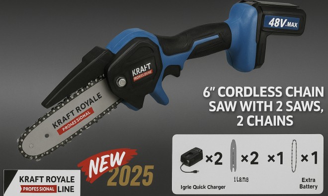 KRAFT ROYALE LINE Akkus Láncfűrész