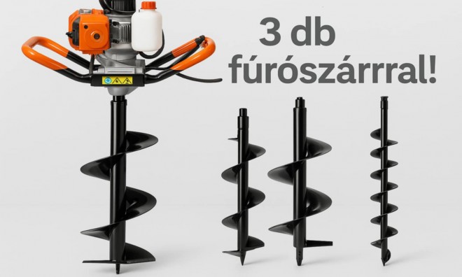 Kirschner benzines talajfúrógép 