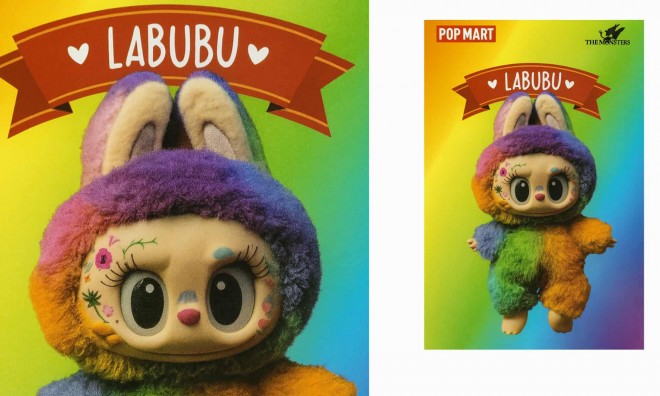 Labubu Rainbow Plus