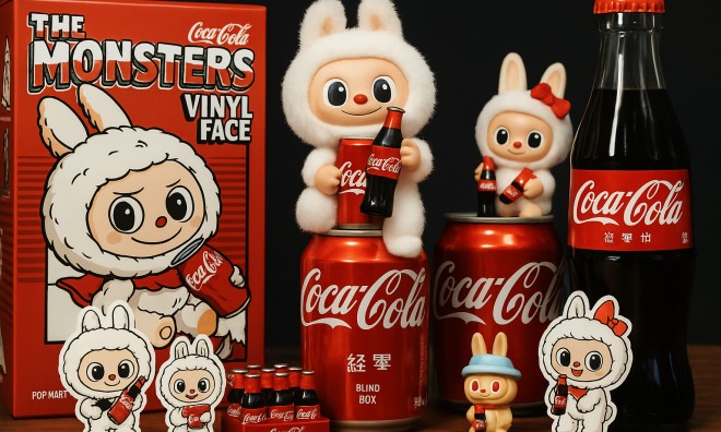 2db Labubu The Monsters Coca Cola