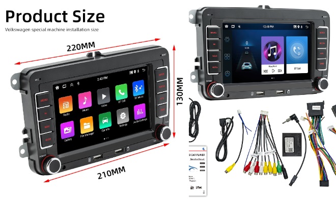 ILIKE 7'' 2-DIN Volkswagen CarPlay
