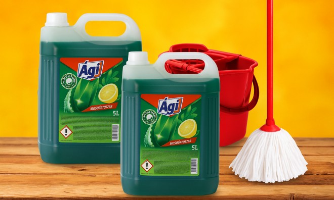 1+1 Ági 5L mosogatószer + felmosó