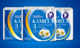 MÜLLER Kamill 3x24 tekercs WC papír