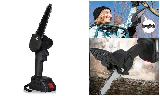 Akkus láncfűrész 6 inch-es 24V