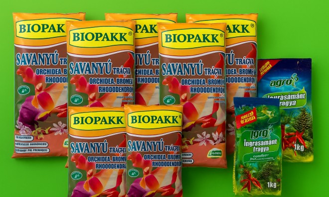 3x7L savanyú virágföld+1L mulcs