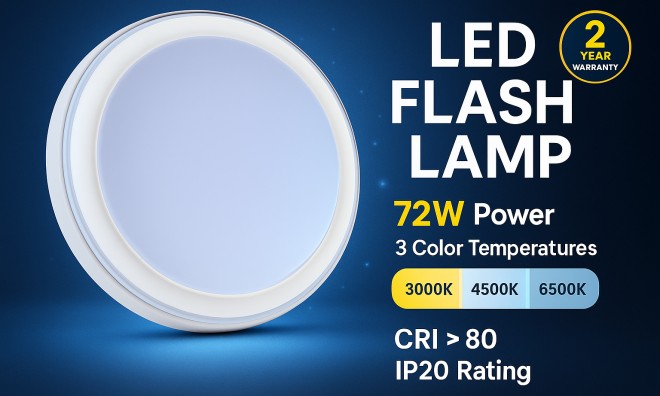 LED mennyezeti lámpa 72W - 40cm
