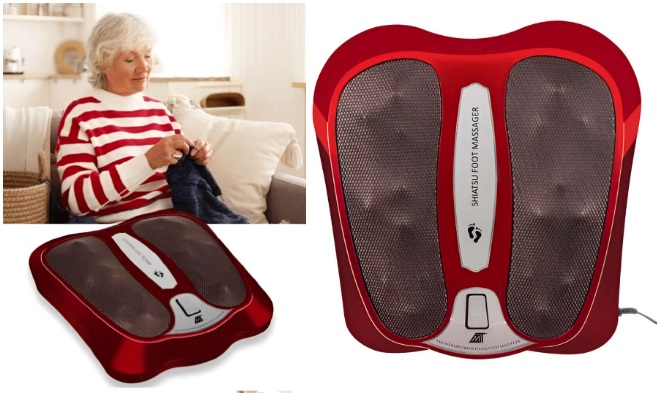 Shiatsu elektromos talpmasszírozó