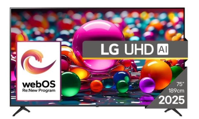 LG 75'' UHD AIn4K Smart TV
