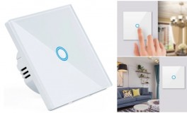 Smart touch villanykapcsoló - fehér