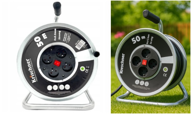 Krischner fém kábeldob – 50 méter