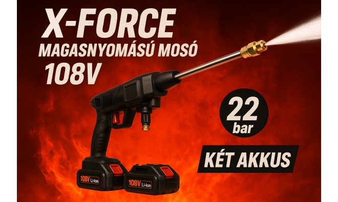 MAX Force Magasnyomású Mosó 108V