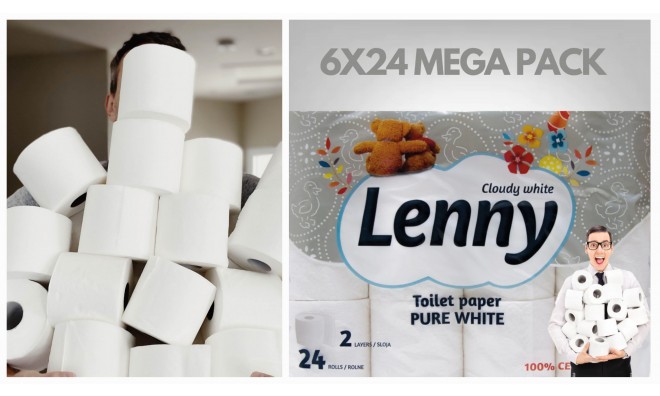 Lenny 6x24 WC-papír MEGA PACK 2 r.