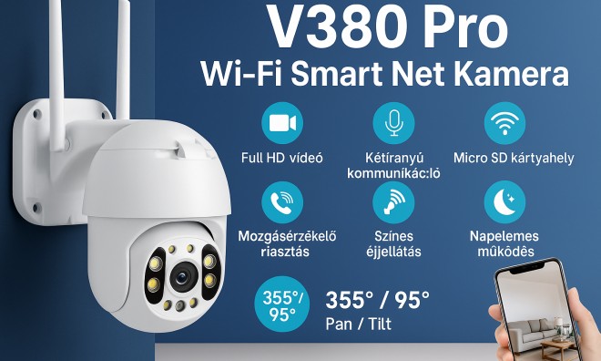 V380 Pro Wi-Fi Smart Net Kamera