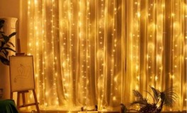 300micro LED-es beltéri fényfüggöny