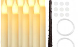 12 db-os LED-gyertya szett