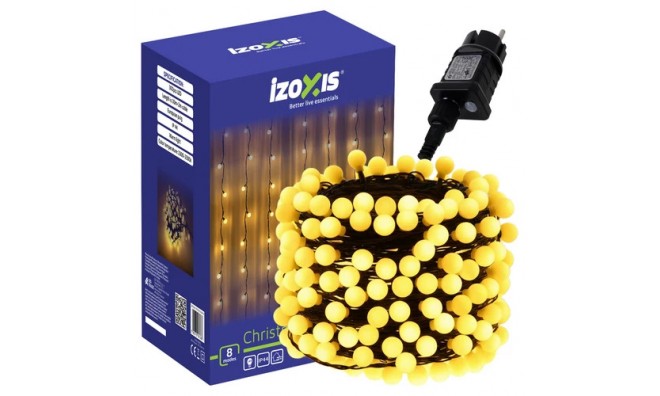 300 LED-es gömb fényfüzér 2