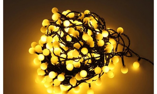 300 LED-es gömb fényfüzér 3