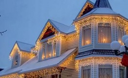 12m, 360 LED jégcsap fényfüzér