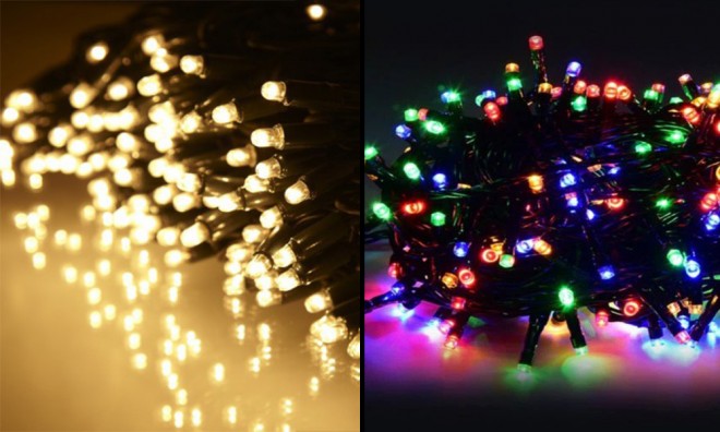 100 LED fényfüzér